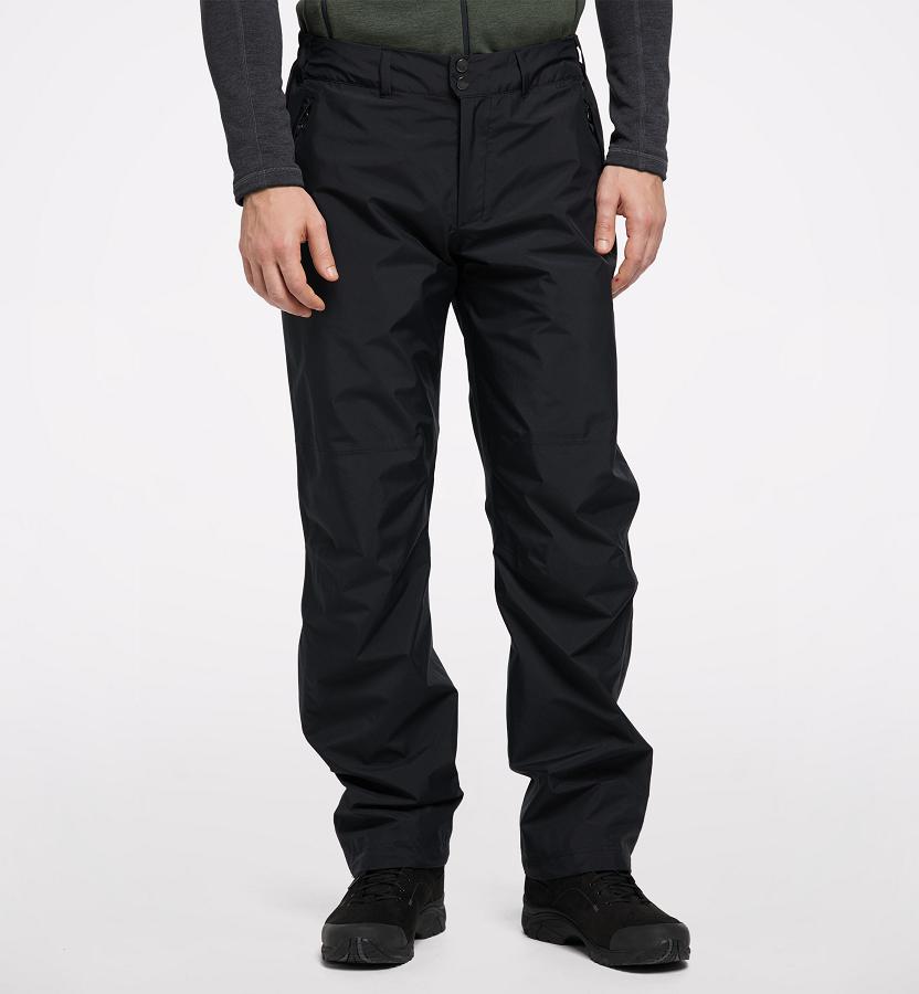 Haglöfs Astral GTX Ski Pants Black For Mens UMVZP3745 Australia